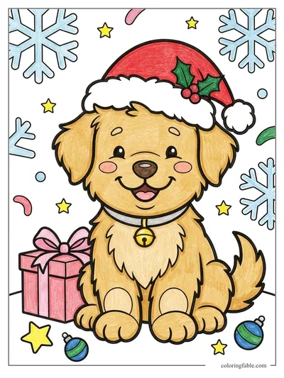 Colored example of this coloring page