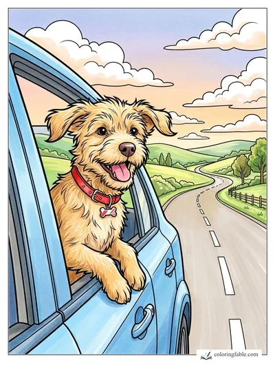 Colored example of this coloring page