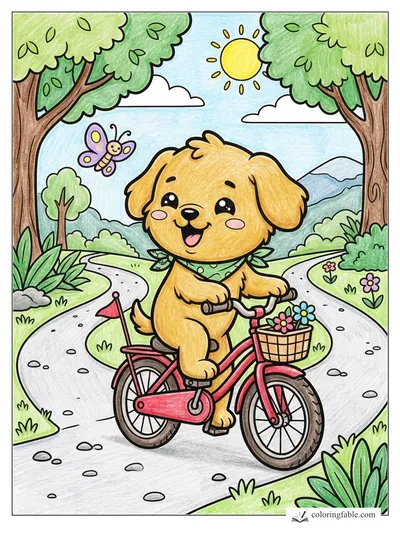 Colored example of this coloring page