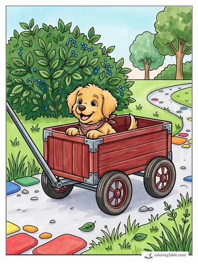 Colored example of this coloring page
