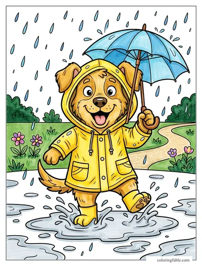 Colored example of this coloring page