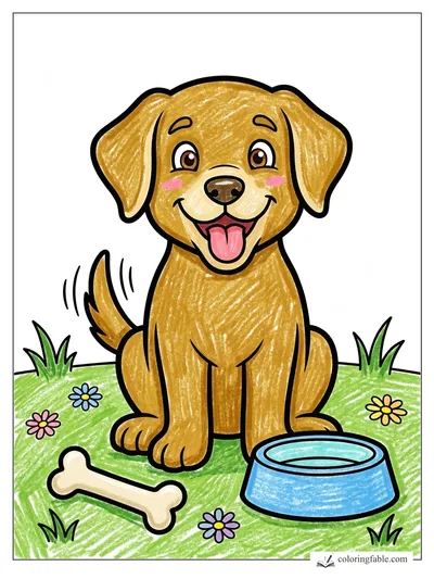 Colored example of this coloring page