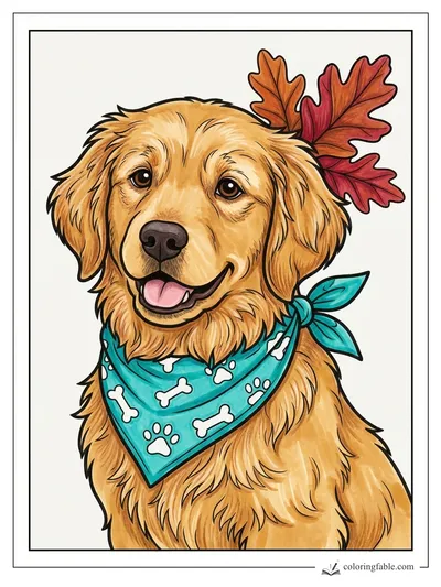 Colored example of this coloring page