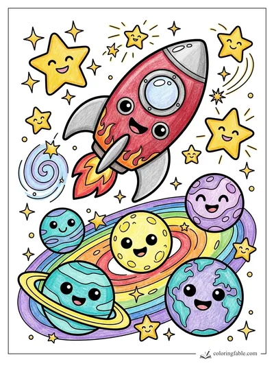 Colored example of this coloring page