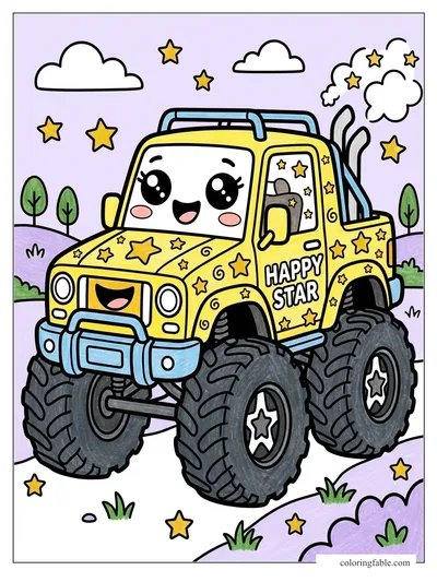 Colored example of this coloring page