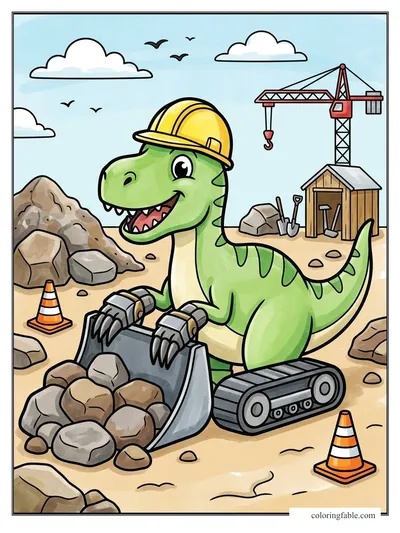 Colored example of this coloring page