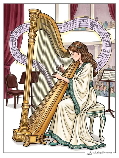 Colored example of this coloring page