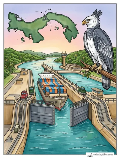 Colored example of this coloring page