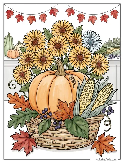 Colored example of this coloring page