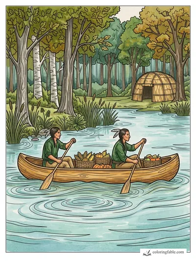 Colored example of this coloring page