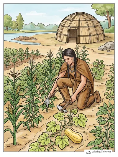 Colored example of this coloring page