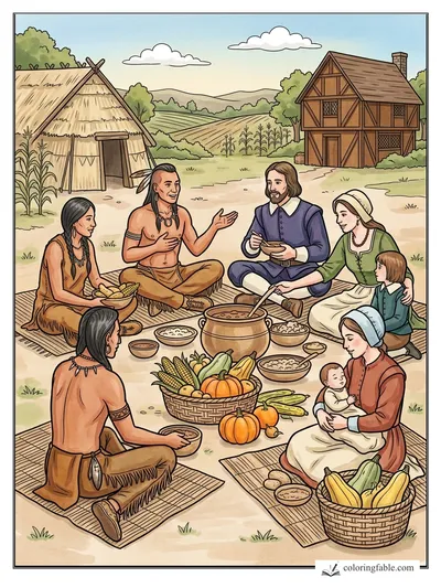 Colored example of this coloring page