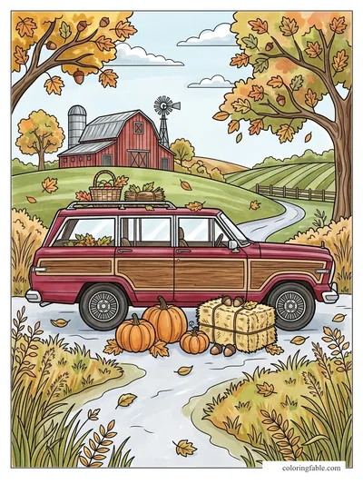 Colored example of this coloring page
