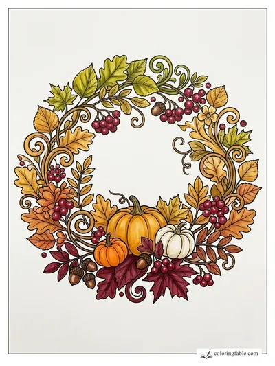 Colored example of this coloring page