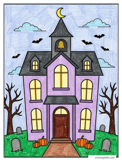 Colored example of this coloring page