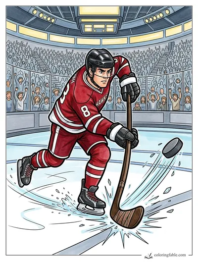 Colored example of this coloring page