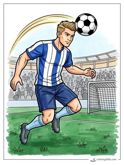 Colored example of this coloring page