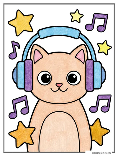 Colored example of this coloring page