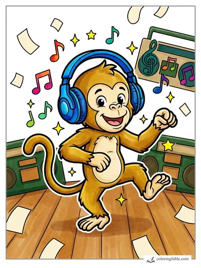 Colored example of this coloring page