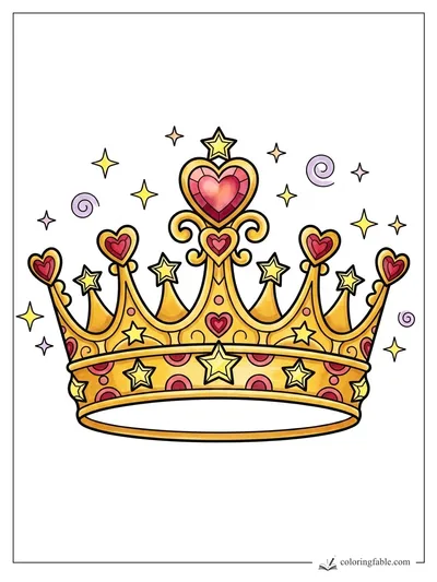 Colored example of this coloring page