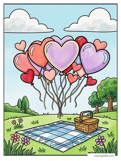 Colored example of this coloring page