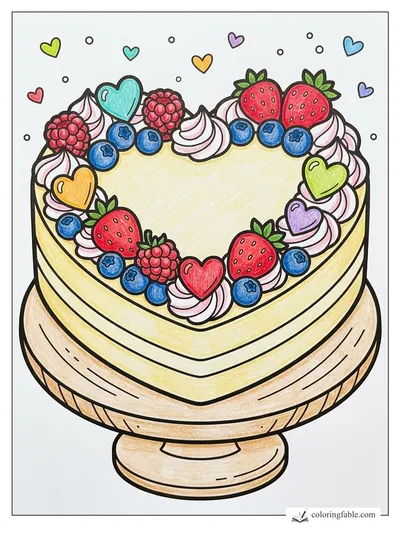 Colored example of this coloring page
