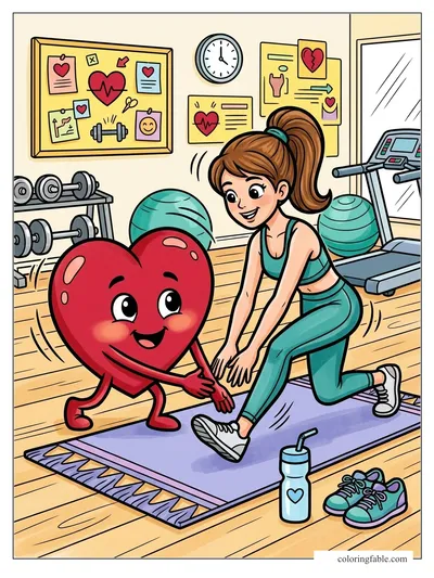 Colored example of this coloring page