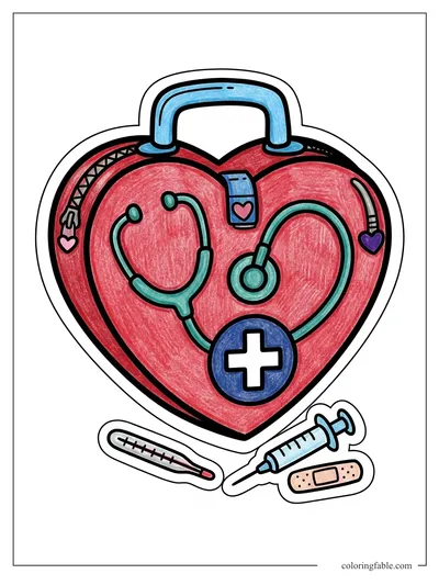 Colored example of this coloring page
