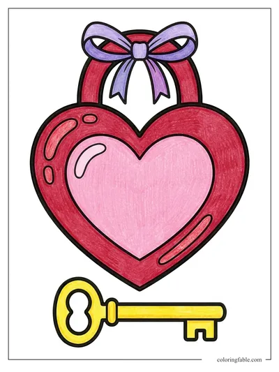 Colored example of this coloring page