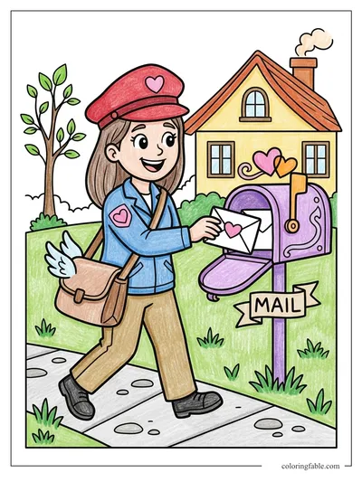 Colored example of this coloring page