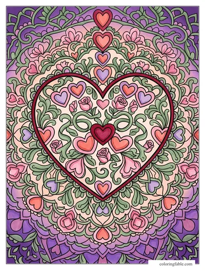 Colored example of this coloring page