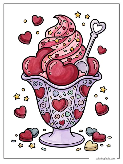 Colored example of this coloring page