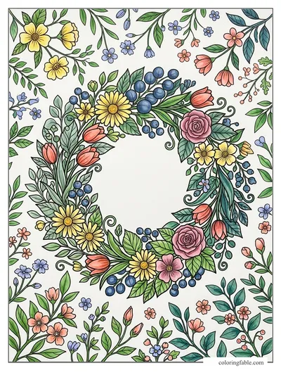 Colored example of this coloring page