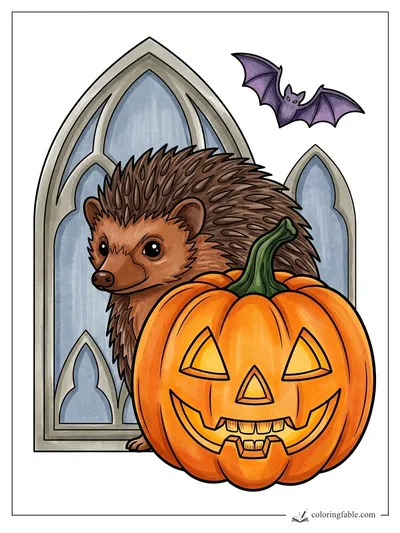 Colored example of this coloring page