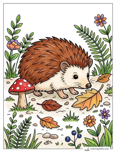 Colored example of this coloring page