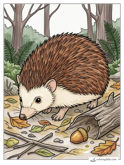 Colored example of this coloring page