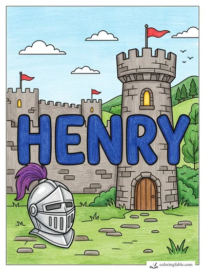 Colored example of this coloring page