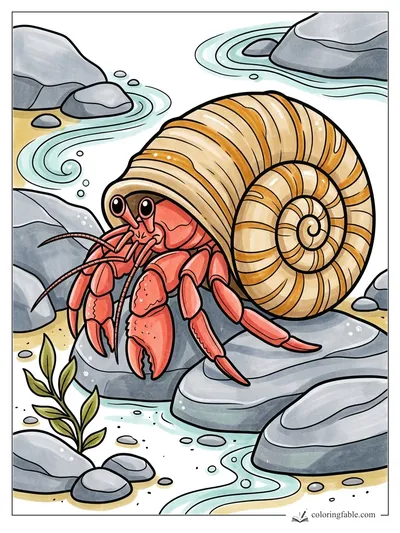Colored example of this coloring page