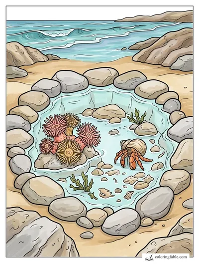 Colored example of this coloring page