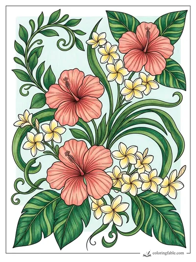 Colored example of this coloring page