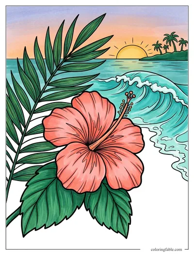 Colored example of this coloring page