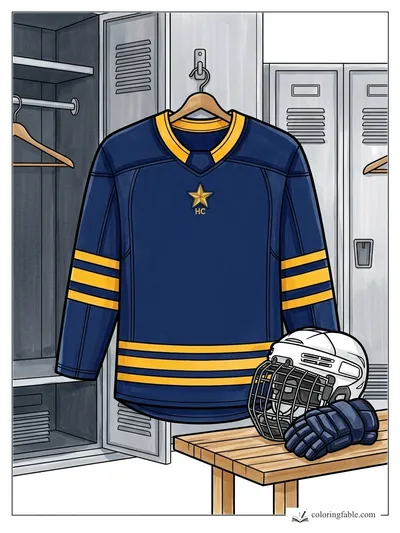 Colored example of this coloring page