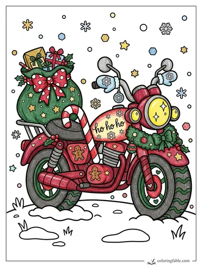 Colored example of this coloring page
