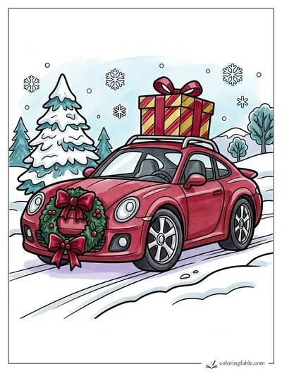Colored example of this coloring page