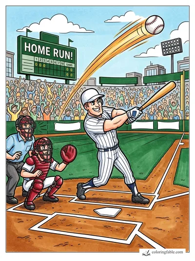 Colored example of this coloring page