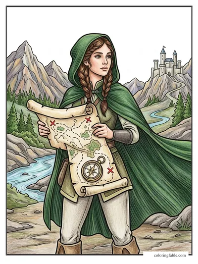 Colored example of this coloring page