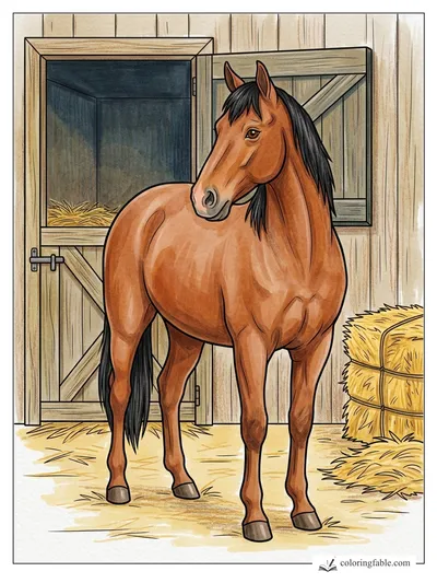 Colored example of this coloring page