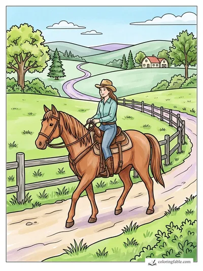 Colored example of this coloring page