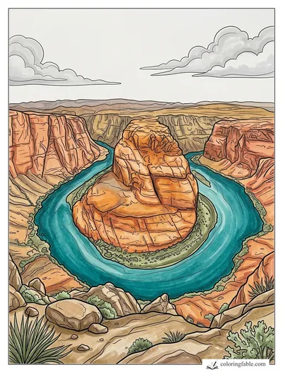 Colored example of this coloring page