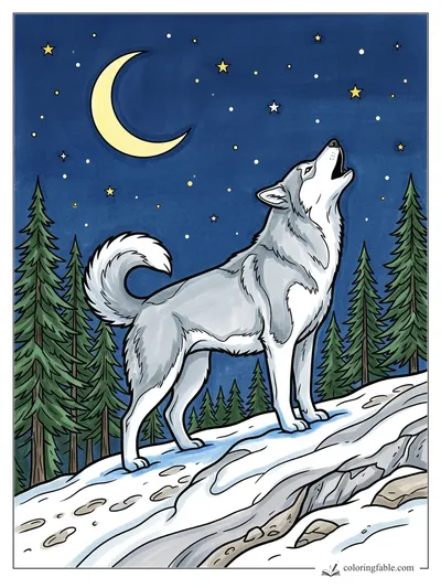 Colored example of this coloring page